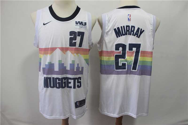 Nuggets 27 Jamal Murray White 2018 19 City Edition Nike Swingman Jersey,We sell and wholesale Nuggets 27 Jamal Murray White 2018 19 City Edition Nike Swingman Jersey on line form chian!